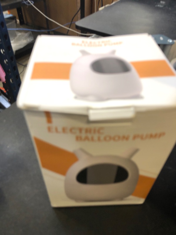 Photo 1 of Balloon Pump Electric, SPLAKS Balloons Inflator Air Pump Portable Balloon Blower for Garland Arch, Party Decoration, Birthday, Gender Reveal, Graduation