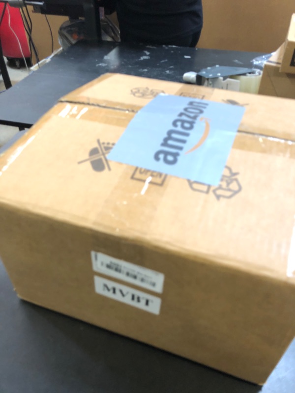 Photo 1 of MVBT Solar Post Light 11.8" Outdoor Column Lamp, Fence Posts Cap Pillar Lantern Solar Powered, Square 3000K Warm White LED Fixture IP54 Waterproof for Garden Deck Patio Outside Lighting