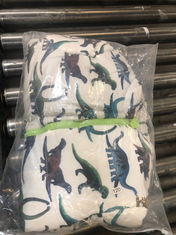 Photo 1 of Boys' Dinosaur Print Zipper Hooded Jackets Windproof Coat