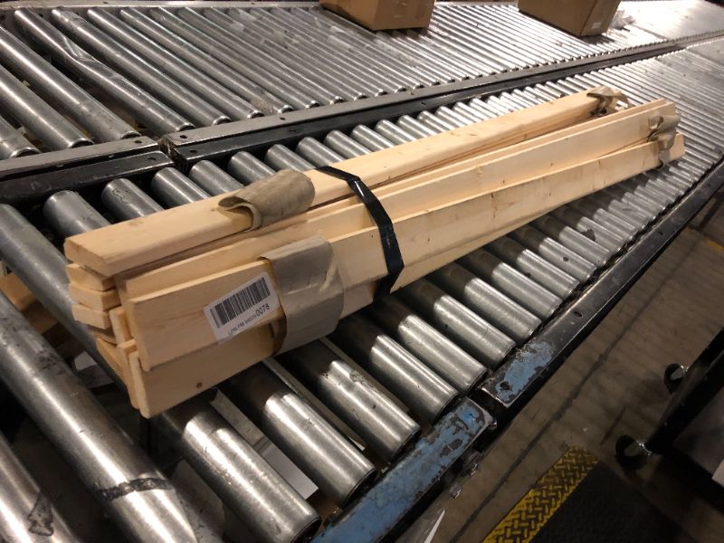 Photo 1 of Spring Solution, 0.68-Inch Horizontal Mattress Support Wooden Bunkie Board/Bed Slats, Queen(60.5"), Beige