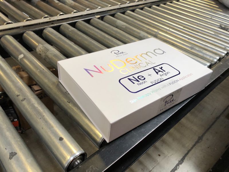 Photo 1 of NuDerma Clinical Skin Therapy Wand - Portable Skin Therapy Machine w 6 Fusion Neon + Argon Wands – Anti Aging - Clarifying - Skin Tightening & Radiance - Wrinkle Reducing