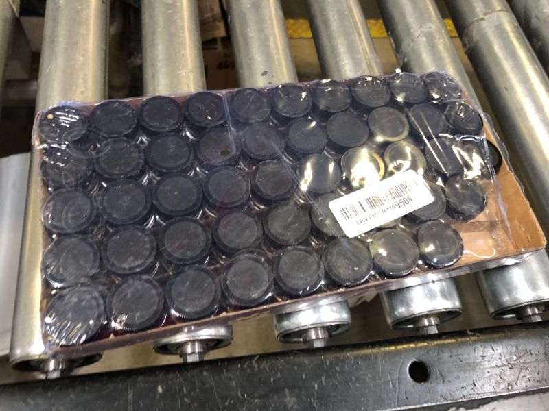 Photo 1 of (200 Pack) 5ml Thick Glass Jars with Black Lids - Airtight Containers for Oil, Lip Balm, Wax, Cosmetics - Mini Refillable Jars Great for Travel, Samples, & More