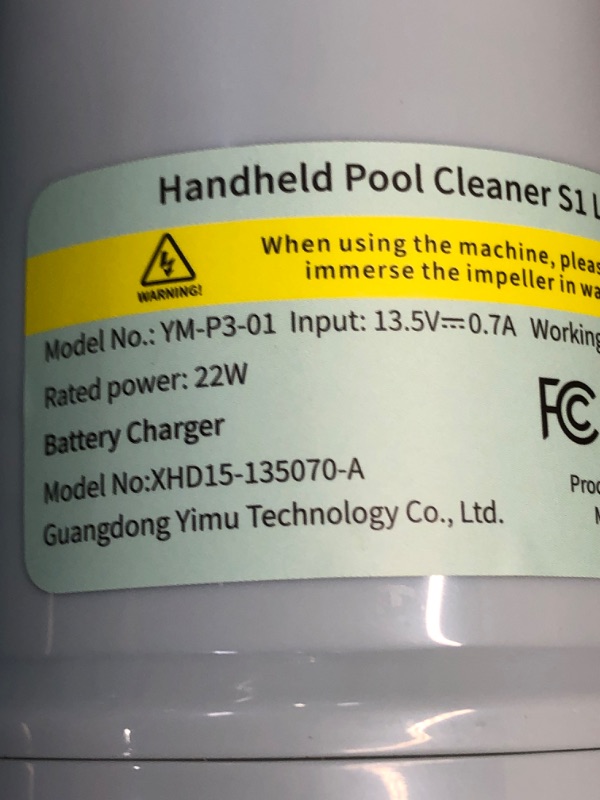 Photo 1 of (see all images) Lydsto S1 Lite Cordless Spa Hot Tub Vacuum Cleaner – 90-Min Runtime, Powerful 20W Brushless Motor