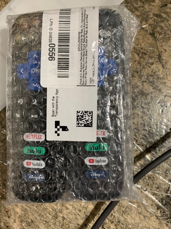 Photo 1 of (Pack of 2) Replacement-Remote-Control for Roku-TV,Compatible for TCL Roku/Hisense Roku/Onn Roku/Philips Roku Smart TVs(Not for Roku Stick and Box)