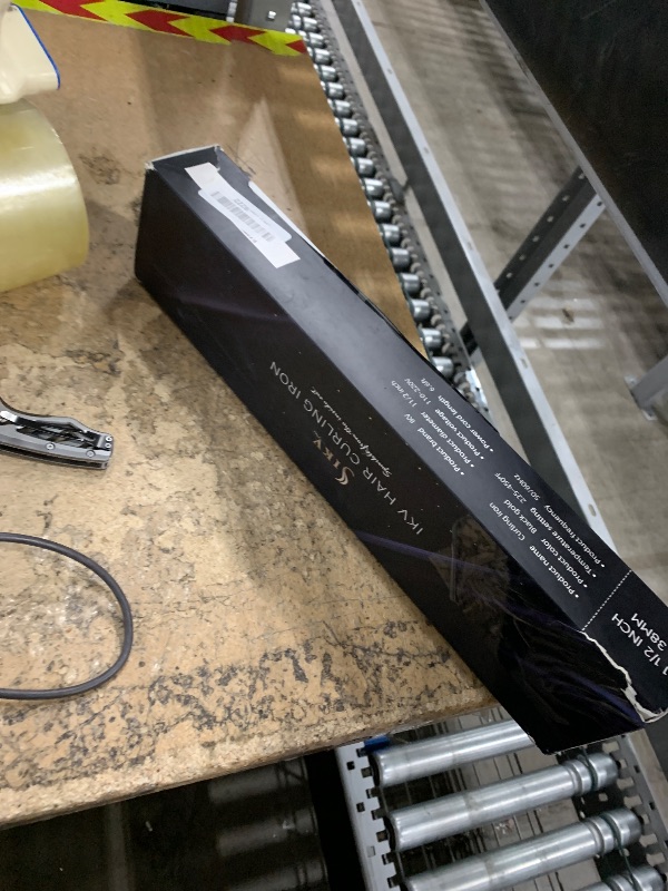 Photo 1 of 1 1/2 inch Extra Long Barrel Curling Iron, 1.5 Inch Large Barrel for Long Hair Ceramic Tourmaline