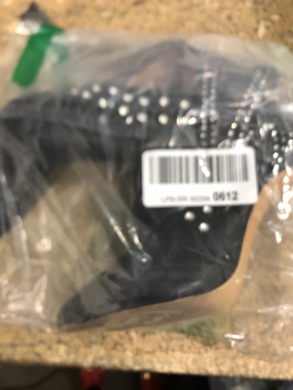 Photo 1 of Ankle Boots for Women,Bare Legged Pointed Women's Boots, Rhinestone Booties Black Sexy Stiletto With High Heel Size 7