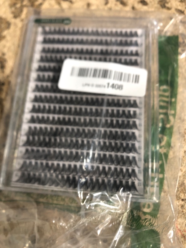 Photo 1 of Lash Clusters 300pcs Individual Lashes 40D 0.07D Curl 13mm DIY Eyelash Extension KEYYOU Large Tray Volume Soft&Natural Eyelash Clusters(40D-0.07D,13?