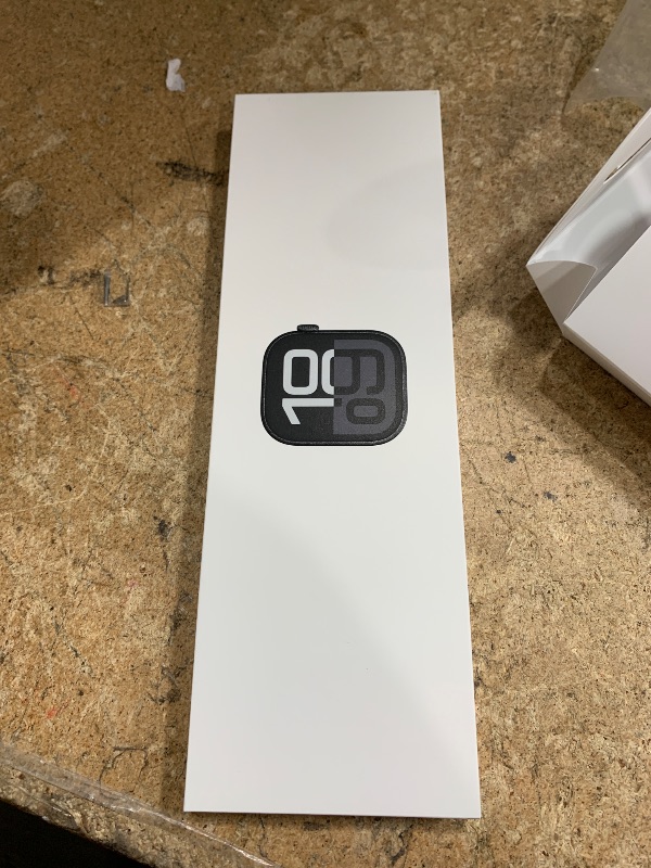 Photo 1 of ***FACTORY SEALED*** Apple Watch Series 10 [GPS 46mm case] Smartwatch with Jet Black Aluminium Case with Ink Sport Loop. Fitness Tracker, ECG App, Always-On Retina Display, Carbon Neutral