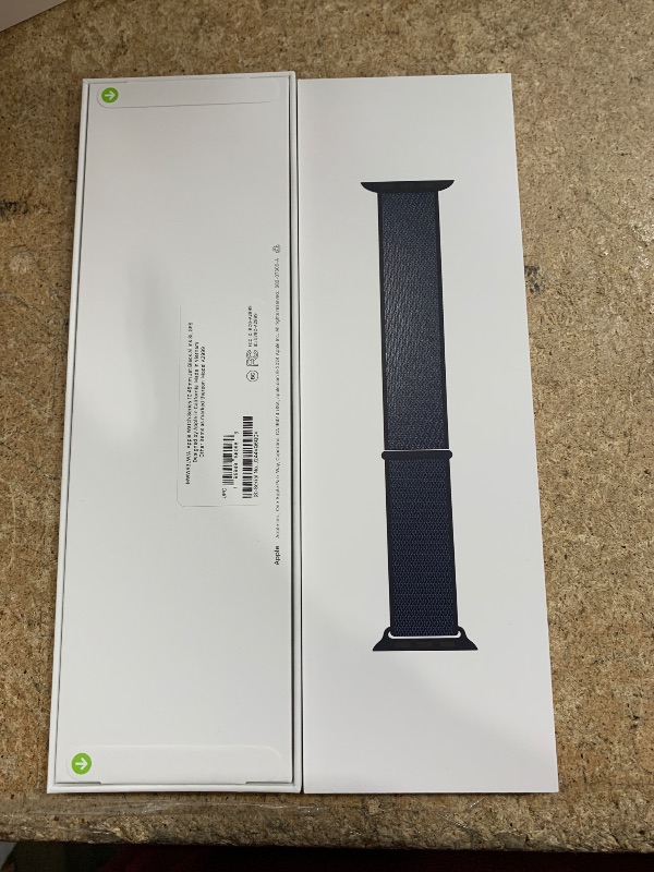 Photo 1 of ***FACTORY SEALED*** Apple Watch Series 10 [GPS 46mm case] Smartwatch with Jet Black Aluminium Case with Ink Sport Loop. Fitness Tracker, ECG App, Always-On Retina Display, Carbon Neutral