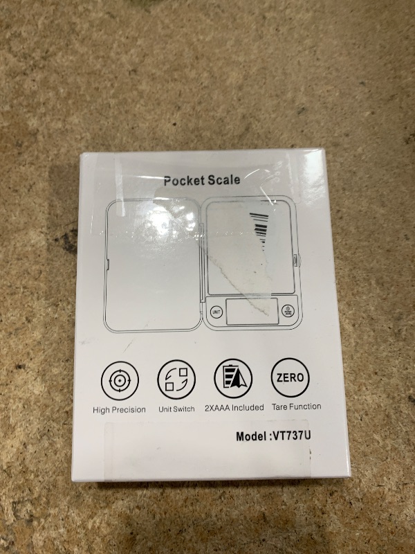 Photo 1 of ***(PARTS ONLY/ NON FUNCTIONAL)***
Vitafit 500g Digital Pocket Scale,High Accuracy Assured by Scale Professional Factory Since 2001, Gram Scale 0.01g for Multifunction: Lab,Food, Kitchen,Coffee,Jewelry; Black
