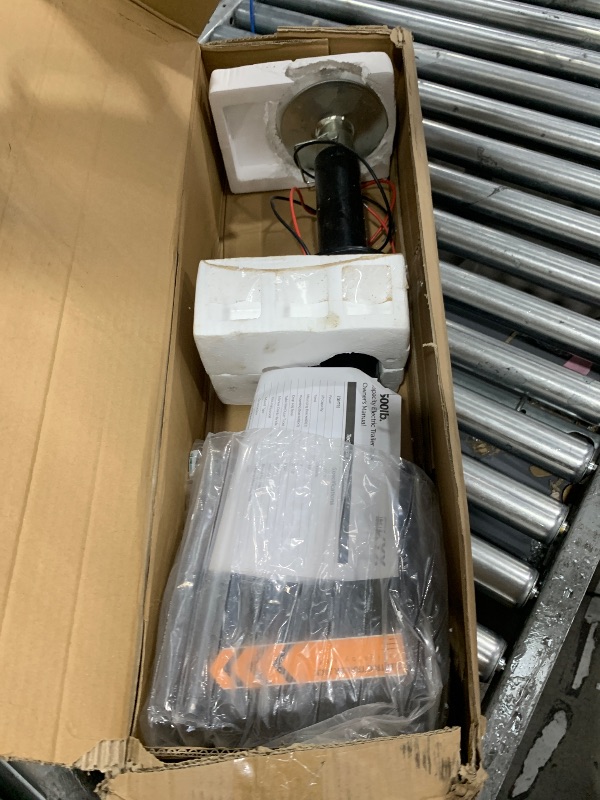 Photo 1 of ***SEE NOTES*** 
KYX Electric Trailer Jack to 7500LB, Power Tongue Jack,9.84"-33.85" Electric Jack Waterproof for Travel Trailer, RV,Utility and Yacht,12V DC Hard Wiring