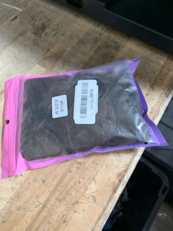Photo 1 of 4Pcs Synthetic Clip in Hair Extensions, 20 Inches Long Curly Hair Extensions Clip ins (Color:Medium Brown)