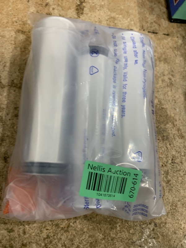 Photo 1 of 150ml Large Syringes for Liquid, Oral, Scientific Labs, Measurement, Dispensing, with Cap- 3 Pack 150 ml Syringe