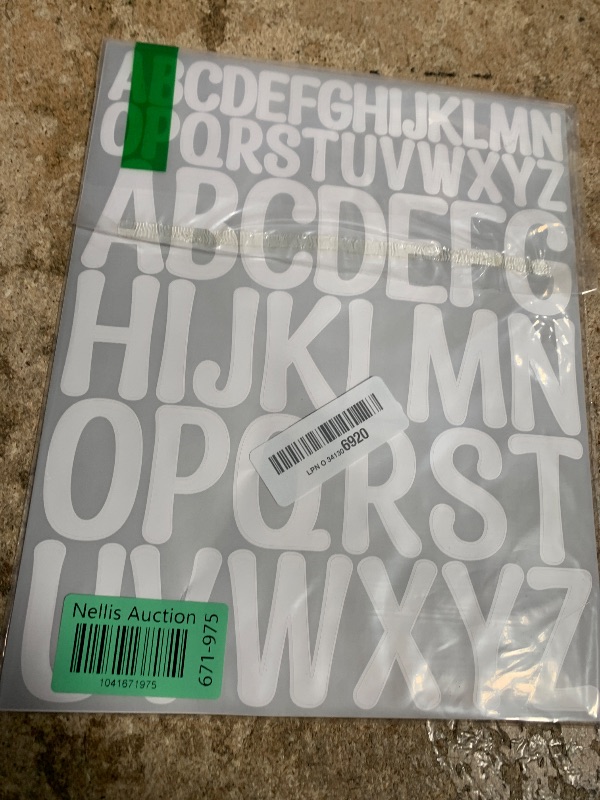 Photo 1 of 10 Color Colored Letter Stickers - 2 Inch+1 Inch Large Self Adhesive Vinyl Stick On Letters Capital Alphabet Sticker for Crafts Outdoor Sign Wall Mailbox Windows Doors Car Poster Board