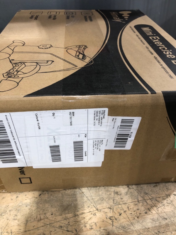 Photo 1 of Mini Exercise Bike, himaly Under Desk Bike Pedal Exerciser Portable Foot Cycle Arm & Leg Peddler Machine with LCD Screen Displays