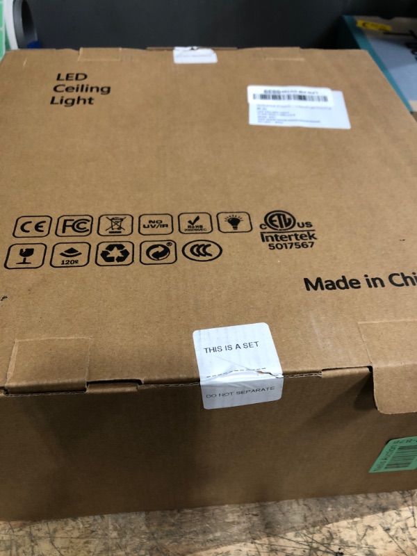 Photo 1 of TALOYA 8 Pack 12 Inch Flush Mount LED Ceiling Light Fixture, White Sleek Ceiling Lamps for Kitchen Living Room Laundry, 3000K/3500K/4000K/5000K/6500K CCT Selectable, Easy to Install and Ultra Slim