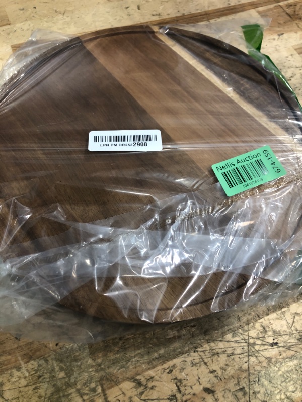Photo 1 of 12" Acacia Wood Lazy Susan Organizer Kitchen Turntable for Cabinet Pantry Table Organization