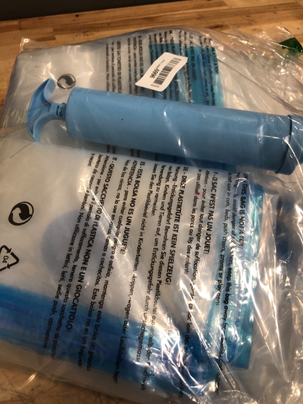 Photo 1 of 12 Pack Vacuum Storage Bags, Space Saver Vacuum Storage Bags, Vacuum Seal Bags for Clothing, Clothes, Comforters and Blankets, Hand Pump Included