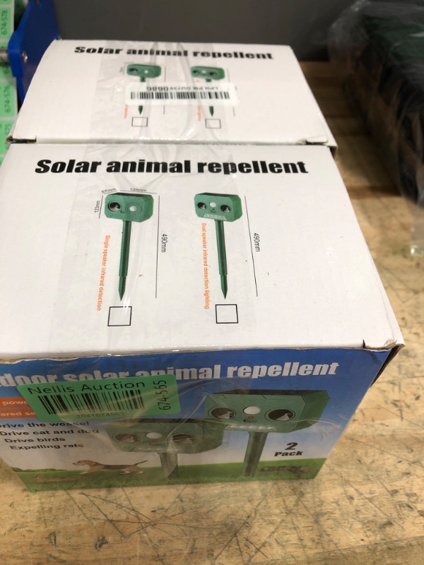 Photo 1 of 4 Pack Solar Animal Repellent, Ultrasonic Cat Repellent Outdoor Motion Detection with Waterproof, Deer Repellent Devices to Scare Rabbit Dog Skunk Squirrel Out of Yard Garden Farm
