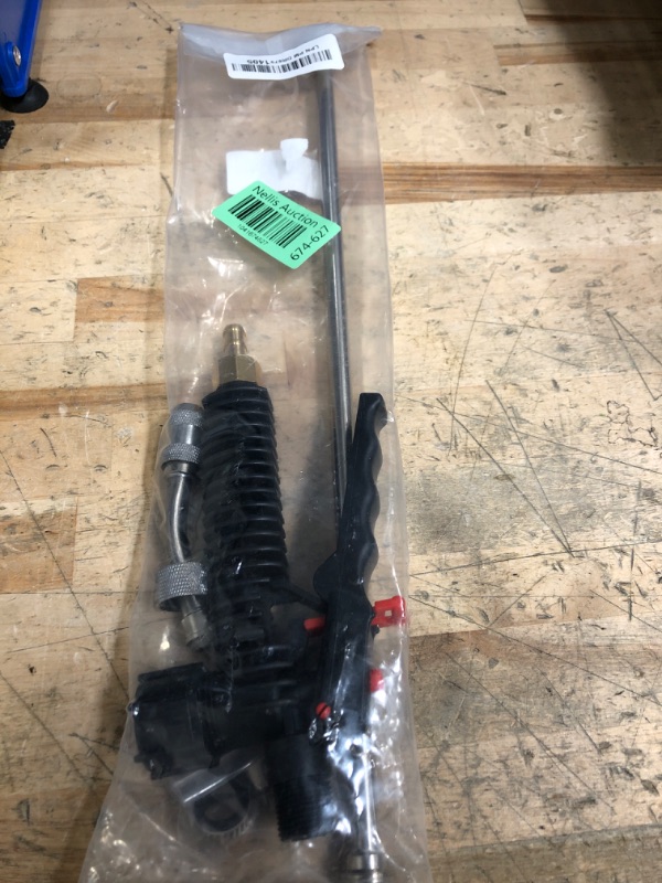 Photo 1 of 29 Inches Sprayer Wand,Adjustable Universal Sprayer Wand with 3/8" Brass Barb, Stainless Steel Replacement Sprayer Wand with Shut off Valve (3/8" Barb Sprayer Wand)