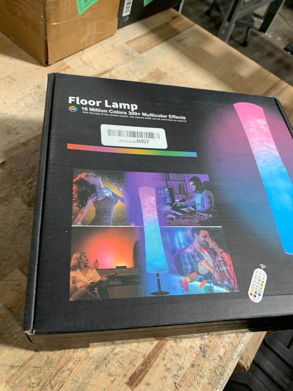 Photo 1 of (used)(incomplete) Torchlet 2pcs Floor Lamp, RGB Floor Lamp with 16 Million DIY Colors and Scene Modes, Music Sync 