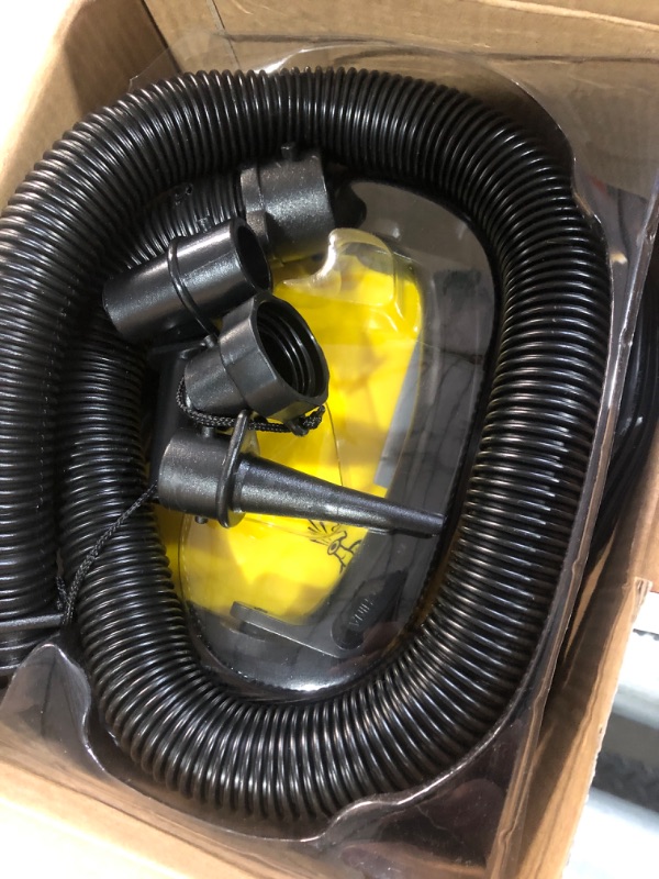 Photo 1 of (non functional)(sold for parts only) Airhead AHP-120 Kwik Tek Air Pump Canister (120-Volt), Yellow/Black0