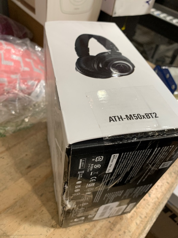Photo 1 of Audio-Technica ATH-M50xBT2 Wireless Over-Ear Headphones, Black 