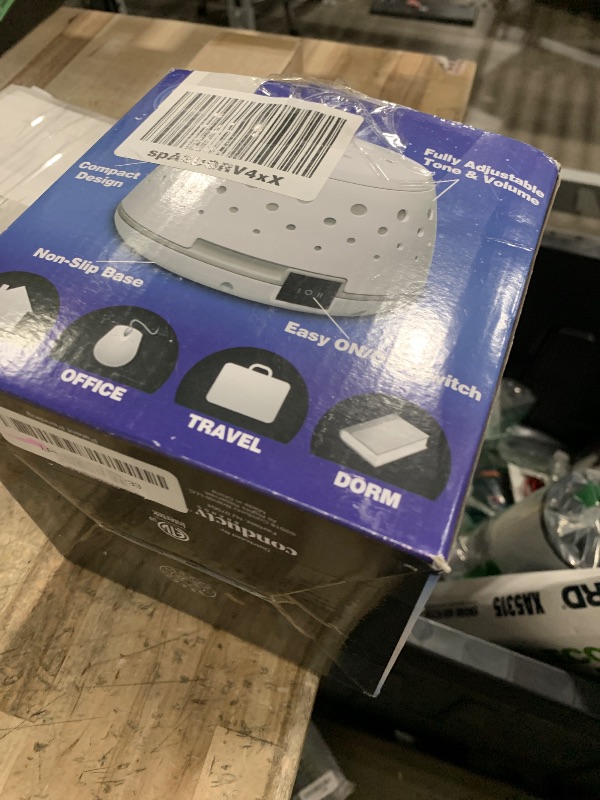 Photo 1 of (POWER TESTED) Sleep Easy Sound Conditioner, White Noise Machine Featuring Non Looping Soothing Natural Sound of Flowing Air from a Real Fan
