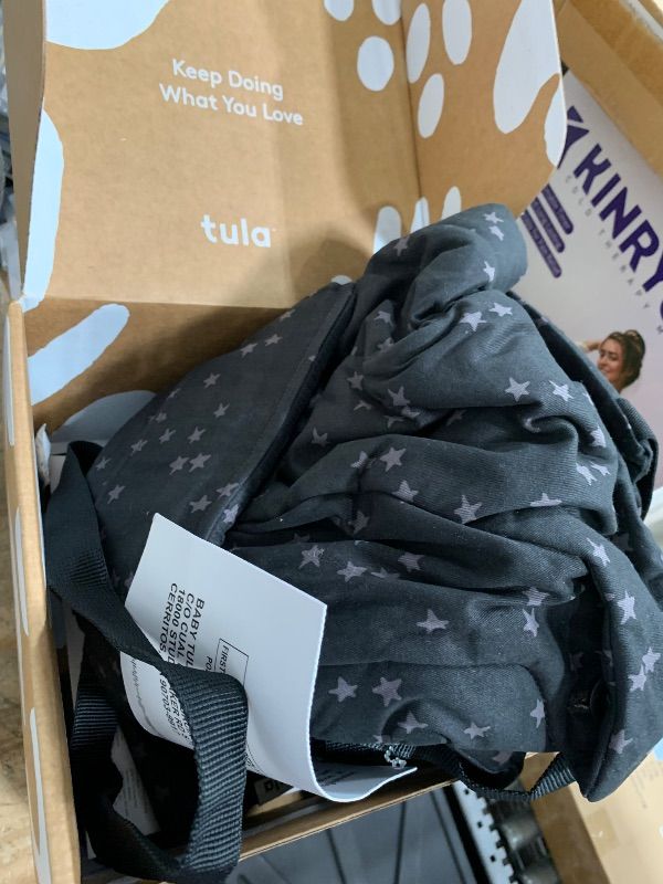 Photo 1 of Baby Tula Explore Cotton Baby Carrier 7 – 45 lb, Adjustable Newborn to Toddler Carrier, Multiple Ergonomic Positions Front and Back, Soft and Supportive – Tula Coast, Discover