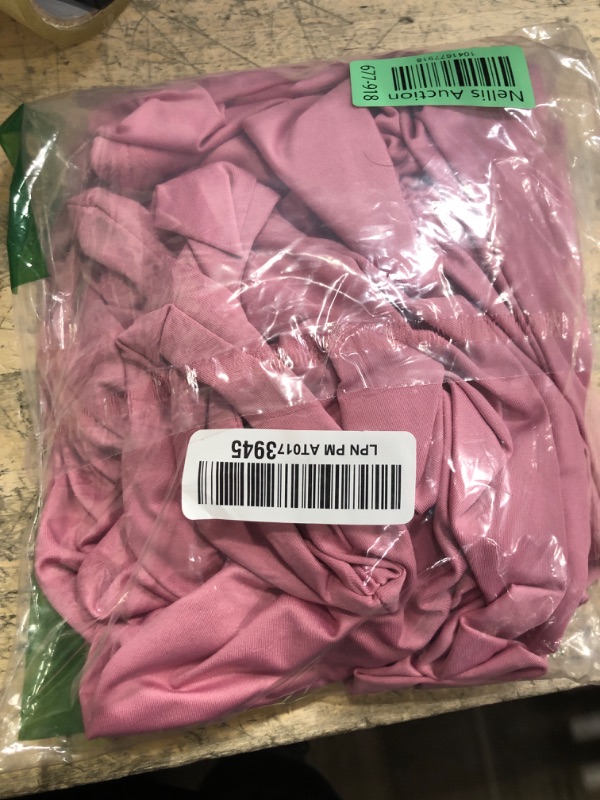 Photo 1 of BEAGIMEG Women's Sexy Tank Top Bodycon Ruched Sleeveless Basic Midi Party Dress DarkPink