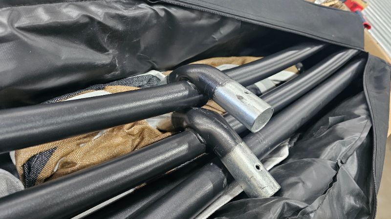 Photo 1 of ***PARTS ONLY**EVLIQUIL Double Hammock with Stand Included 450lb Capacity Space Saving Steel Stand,Premium Carry Bag Included,Suit for Outside,Indoor,Yard,Camping(Tropical).