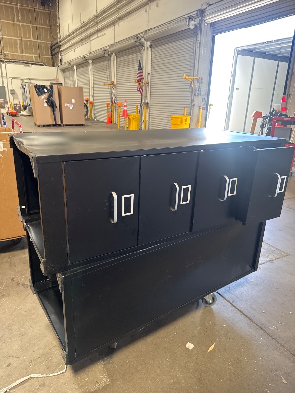 Photo 1 of *KEYS MISSING TO ONE OF THE CABINETS AND 2 ARE LOCKED/UNABLE TO OPEN* 2PK-VEVOR 4 Drawer File Cabinet with Lock, Metal Vertical Filing Storage Cabinets for Home Office, Heavy-Duty Cabinet with Detachable Hanging Rod, for A4/Letter/Legal Size File, Easy As