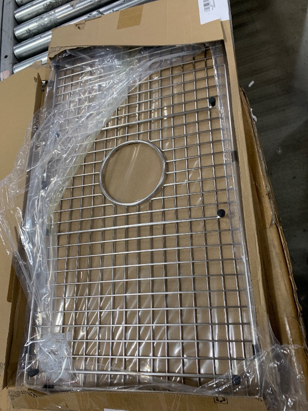 Photo 1 of Serene Valley Sink Bottom Grid 29-1/2" X 15-9/16", Centered Drain with Corner Radius 3/8", Sink Protector NDG3016C