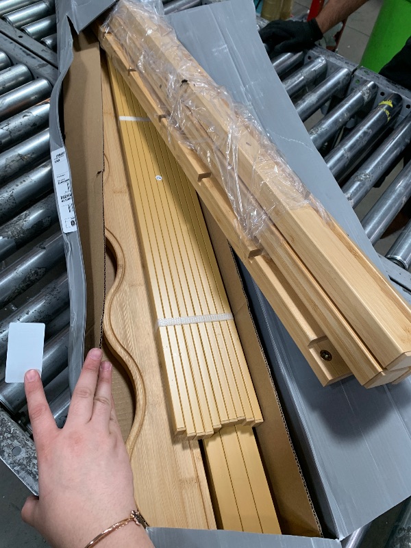Photo 1 of ***SEE NOTES*** 
ZINUS Moiz Wood Platform Bed Frame, Wood Slat Support, No Box Spring Needed, Easy Assembly, Natural, Queen
