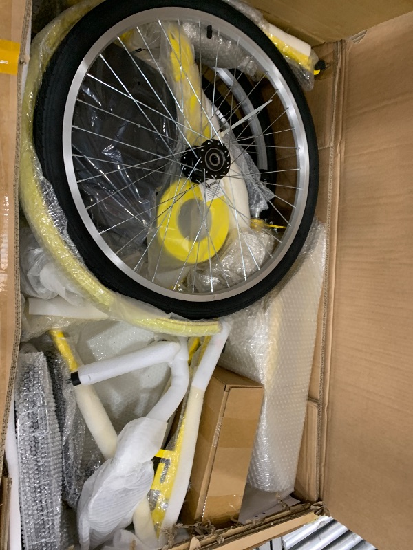 Photo 1 of *************THIS IS ONLY BOX 2 OUT OF 2**********

Yellow Tricycle 