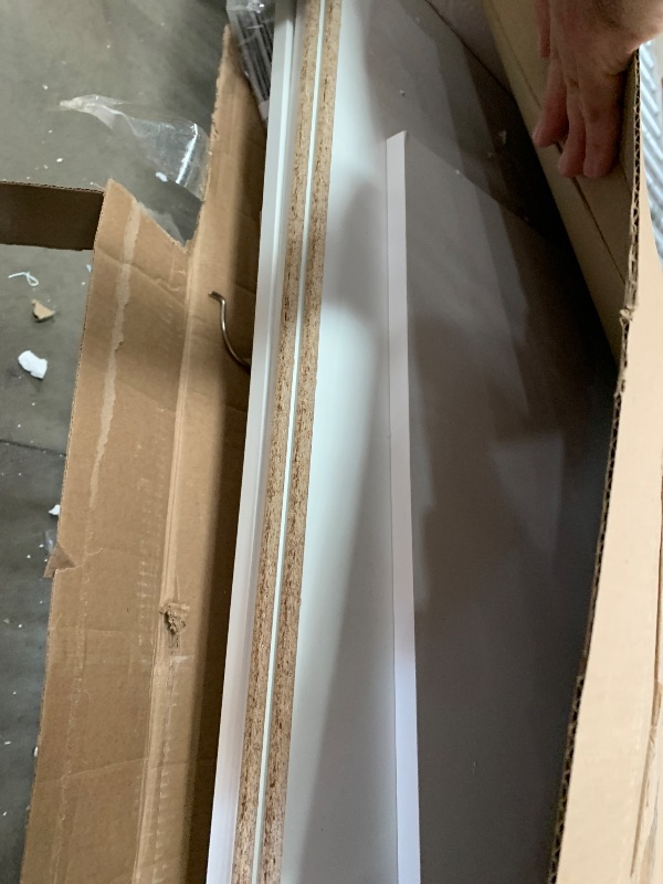 Photo 1 of ***********PARTIAL ITEM, THIS IS ONLY BOX 1 OUT OF 2**********************

Sauder Miscellaneous Storage Craft & Sewing Armoire, L: 35.11" x W: 21.81" x H: 61.58", Glacier White finish