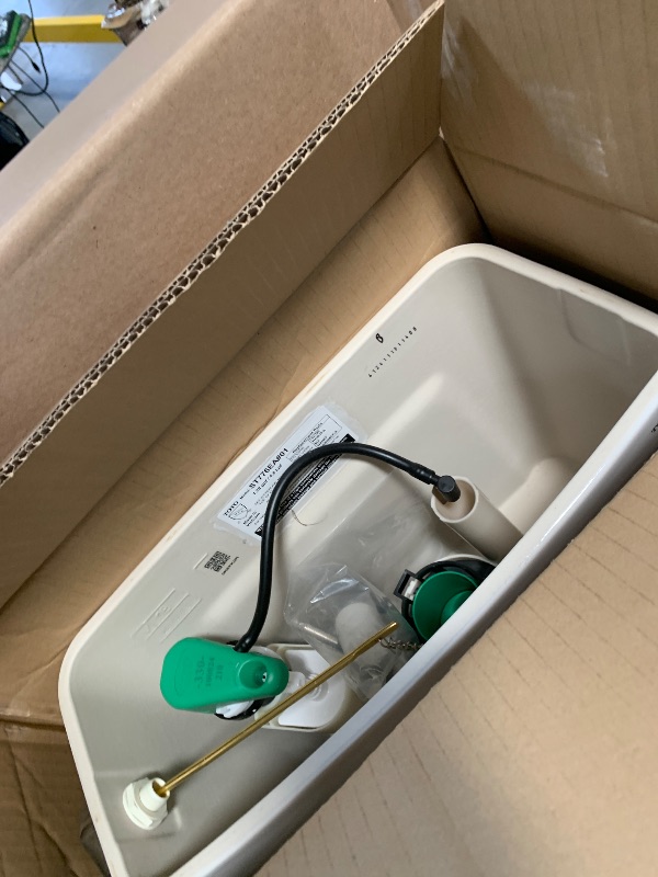 Photo 1 of ***********THIS IS ONLY THE TOILET TANK*****************

Drake Modern 2-Piece 1.28 GPF Single Flush Elongated ADA Comfort Height Toilet 10in Rough-In Cotton White, Seat Included