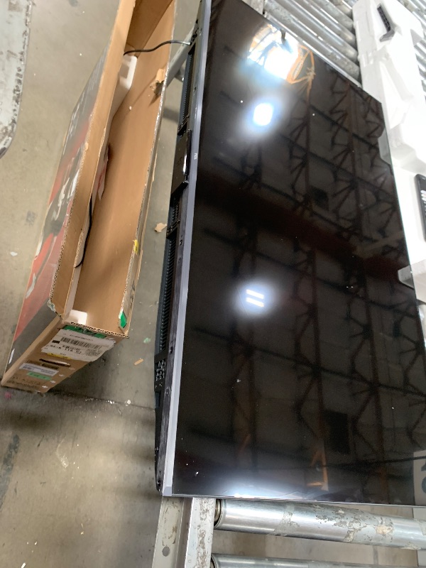 Photo 1 of ****************SCREEN DAMAGED, NON-FUNCTIONAL, FINAL SALE*******************

TCL 43-Inch Q65 QLED 4K UHD Smart TV with Google TV (43Q651G, 2024 Model) Dolby Vision, Dolby Atmos, HDR Pro+, Game Accelerator Enhanced Gaming, Voice Remote, Works with Alexa,