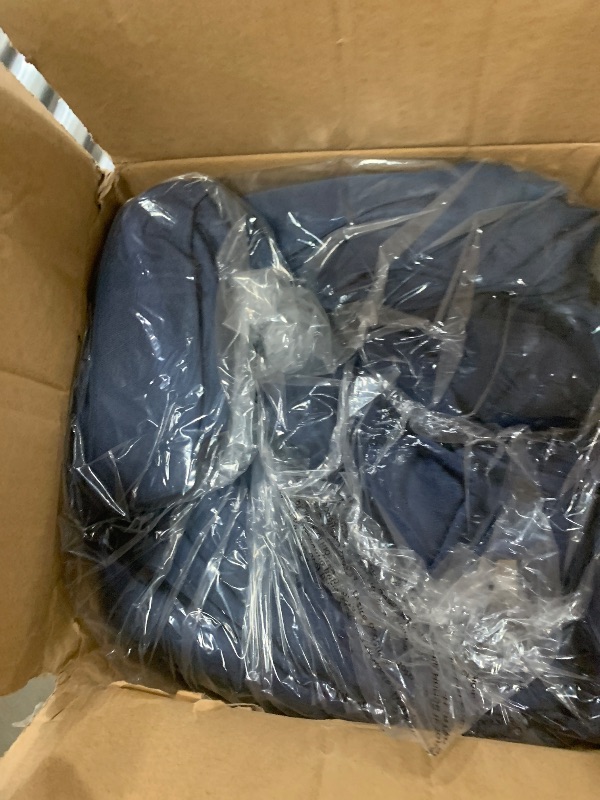 Photo 1 of *****************THIS IS ONLY THE CUSHION COVERS FOR THIS SET***********************

Kurapika 6 Pieces Patio Furniture Set, Rattan Wicker Outdoor Conversation Sets, Outdoor Furniture Sectional Sofa Set w/4 Inch Cushion and Glass Coffee Table(Navy Blue)