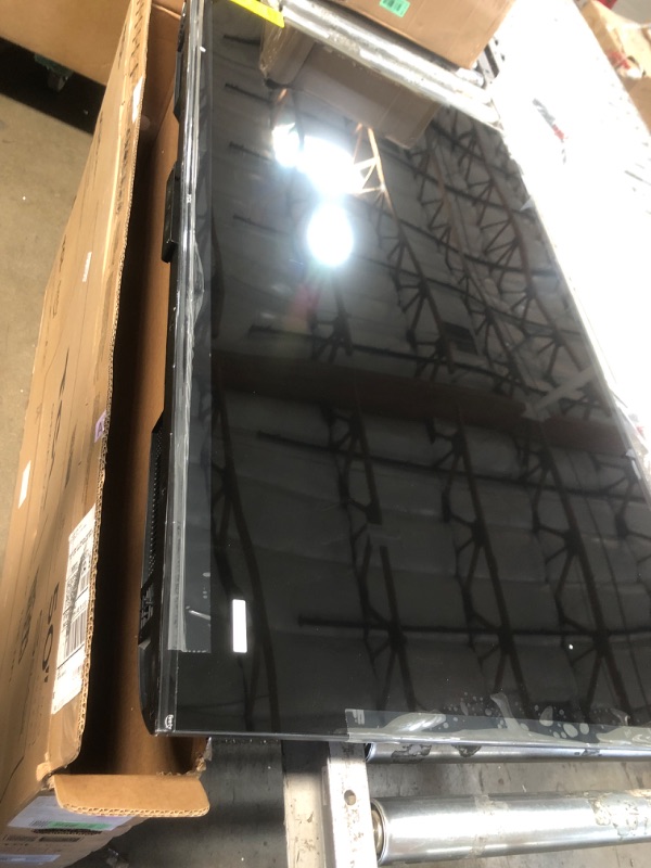 Photo 1 of ***************SCREEN CRACKED, NON-FUNCTIONAL, FINAL SALE**************

TCL 50-Inch Class S5 UHD 4K LED Smart TV with Fire TV (50S551F, 2024 Model), Dolby Vision, HDR PRO+, Dolby Atmos, Alexa Built-in with Voice Remote, Apple AirPlay 2 Compatibility, Str