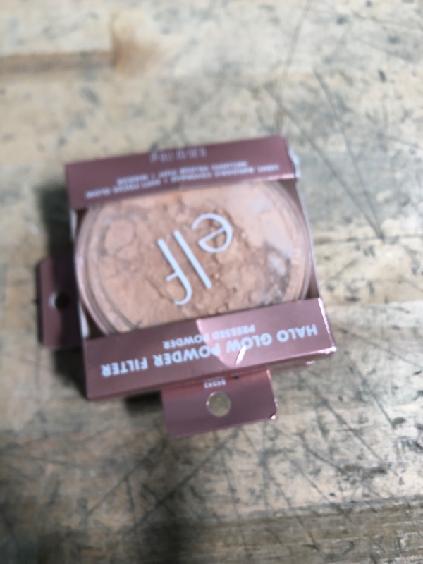 Photo 1 of BROKEN e.l.f. Halo Glow Powder Filter, Ultra-fine Finishing Powder, Smooths The Look of Pores & Fine Lines, Creates A Soft-Focus Glow, Vegan & Cruelty-Free, Fair Neutral Cool