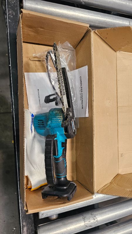 Photo 1 of ***PARTS ONLY***Cordless Mini Chainsaw 8+6 Inch for Makita 18V LXT (No Battery), Brushless Portable Electric Chain Saw Tool for Makita, Small Handheld Chainsaw for Pruning Shear Branch Wood Cutting Tree Trimming