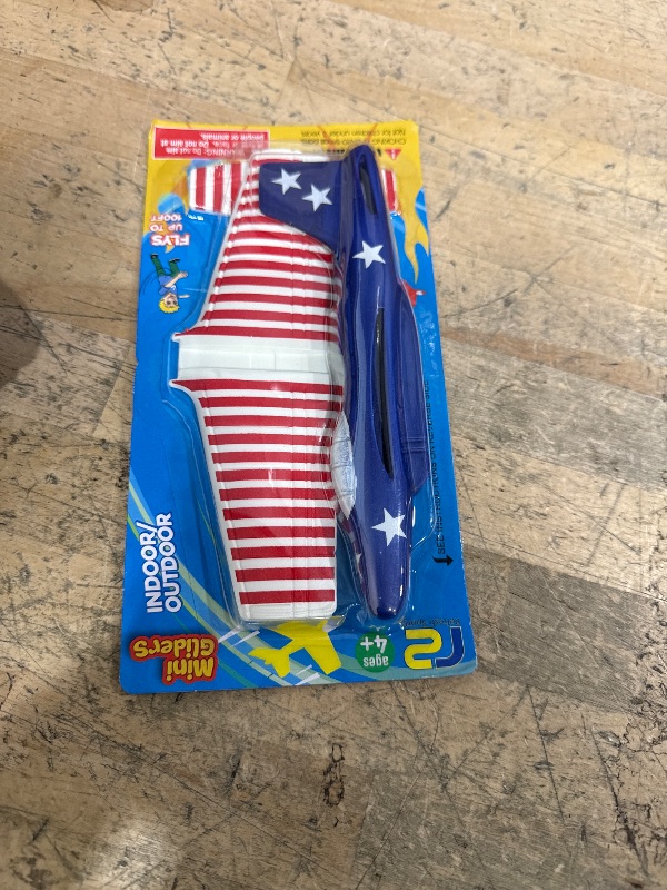 Photo 1 of Airplane Toys For Kids: Stars & Stripes Foam Glider Plane Toy For Boys & Girls - USA Flag Design Easter Basket Stuffers Gifts - Airplane Toy American Flag Model Color Airplanes For Boys Flying Glider