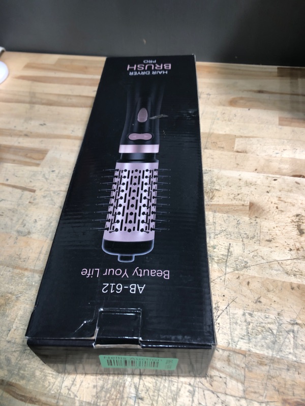 Photo 1 of WEEYUM Rotating Hair Dryer Brush with 2 Detachable Brush Heads, 3 in 1 Hot Air Spinning Brush for Volumizer/Drying/Smoothing/Curling