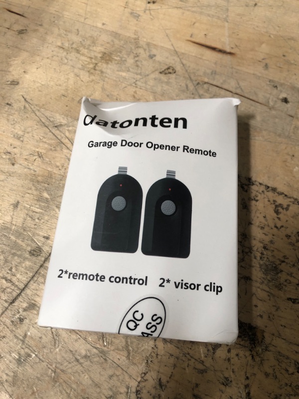 Photo 1 of datonten Replacement Garage Door Opener Remote,Compatible with Genie Garage Door Opener ACSCTG Type 1,390MHZ,2 Pack