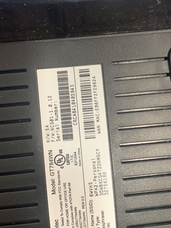 Photo 1 of Actiontec 300 Mbps Wireless-N ADSL Modem Router (GT784WN)