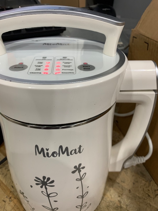 Photo 1 of *NO INSTRUCTIONS* MioMat 8in1 Plant Based Milk Maker | Make 40oz of Natural Almond Milk, Soy Milk, Oat Milk, Coconut Milk, and more ... + soups, porridges, smoothies, purées... | Automatically, at the touch of a button