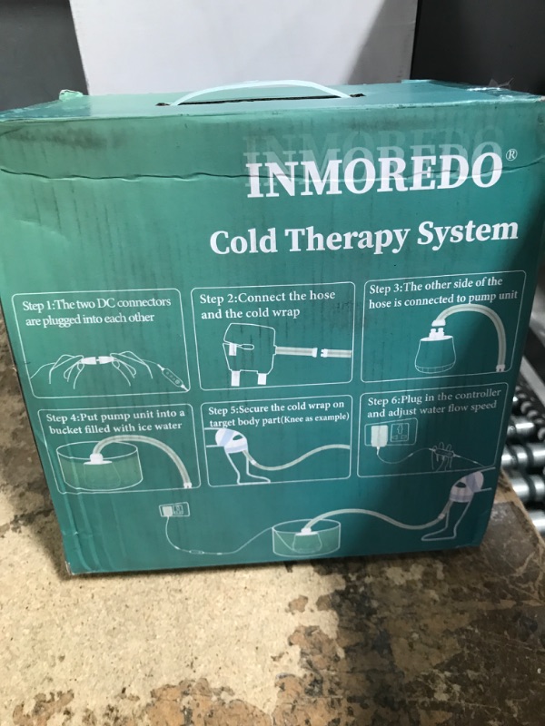Photo 1 of Inmoredo Cold Therapy System Ice Machine System for ACL Knee Surgery Recovery - Quiet Pump, Flexible Kit, Portable, Knee Ice Machine, Ideal for Sports Injuries, Pains, Strain & Stiffness, Sprain