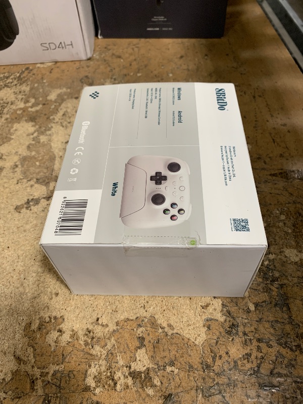 Photo 1 of 8BitDo Ultimate 2 Wireless Controller for Windows & Android, Gaming Controller with TMR Joysticks, Switchable Hall Effect/Tactile Triggers, RGB Fire Ring, 8Speed Wireless Tech, White