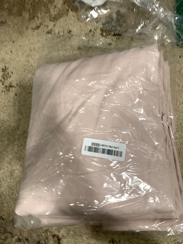 Photo 1 of Amazon Basics Microfiber 3-Piece Bed Sheet Set, Lightweight, Soft, Easy Care, with 14-Inch Deep Pockets, Twin, Blush Pink, Solid